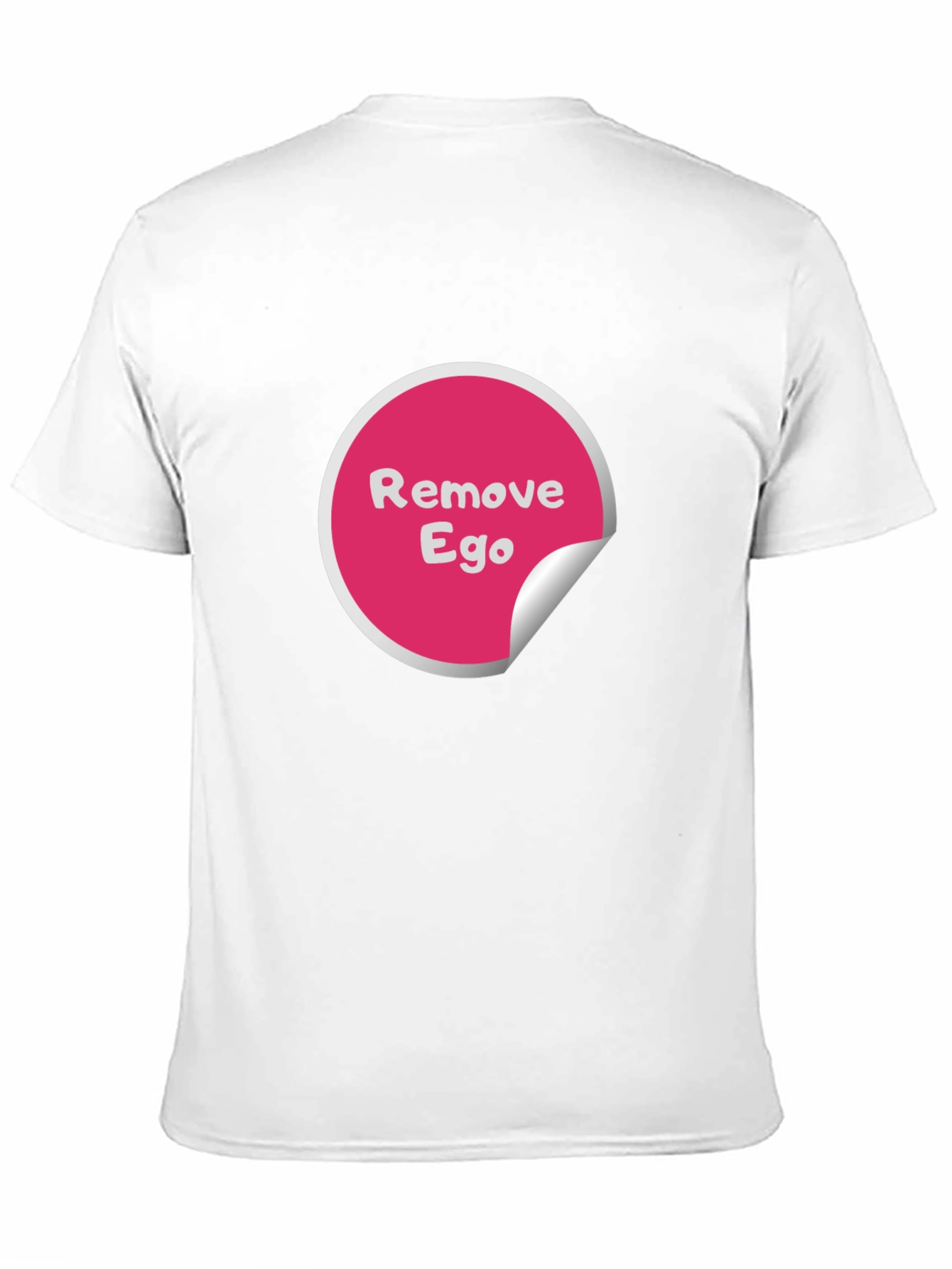 Remove Ego Black Tee - Awareness & Style