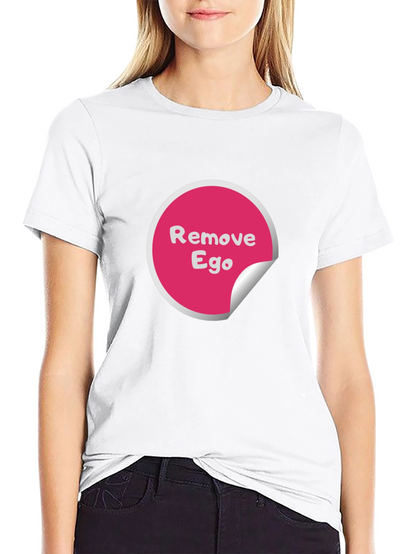 Remove Ego Black Tee - Awareness & Style