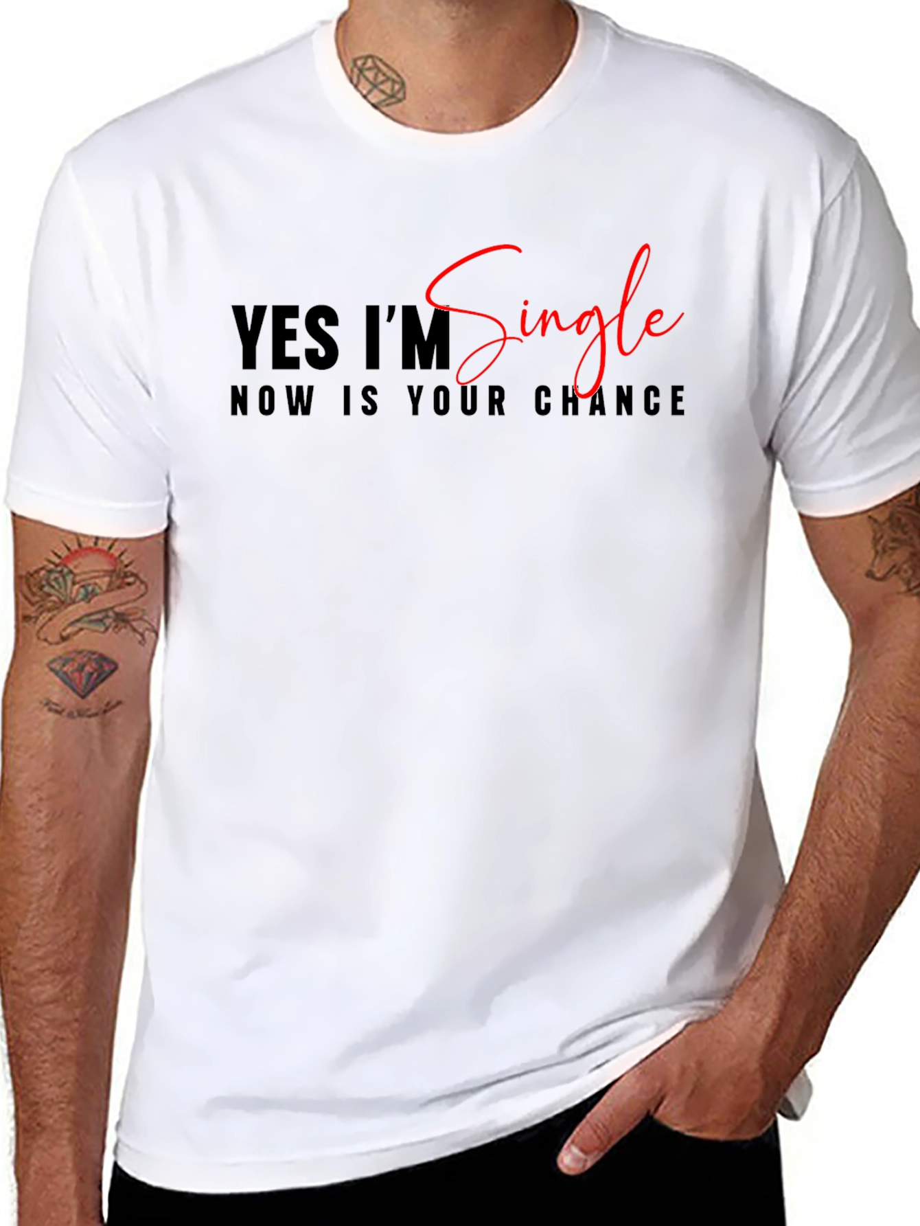 Single and Ready T-Shirt Black