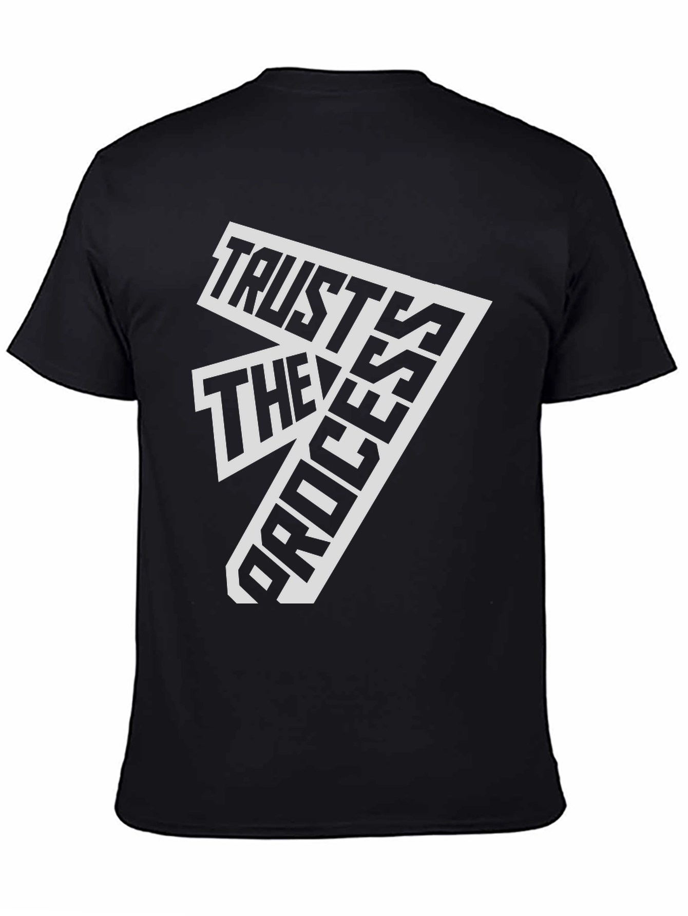 Trust The Process Black Graphic Tee