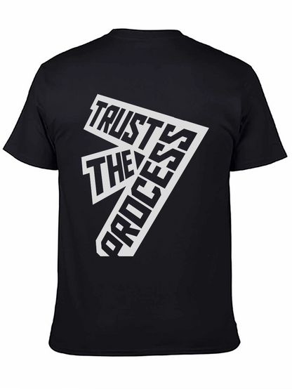 Trust The Process Black Graphic Tee