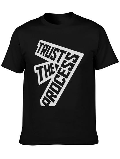 Trust The Process Black Graphic Tee