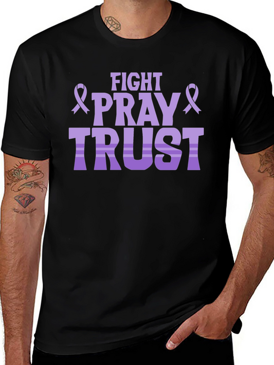 Fight Pray Trust T-Shirt: Faith & Strength