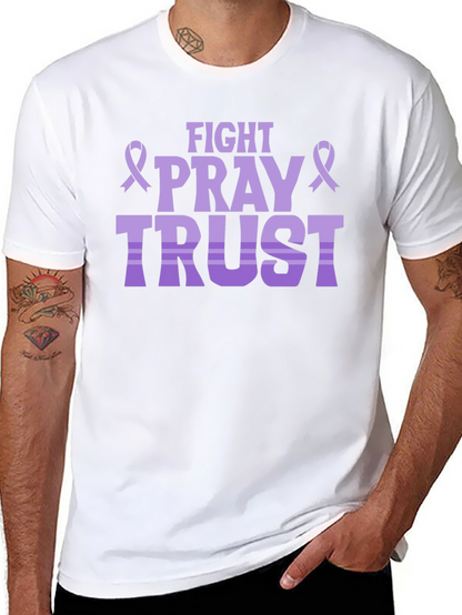Fight Pray Trust T-Shirt: Faith & Strength