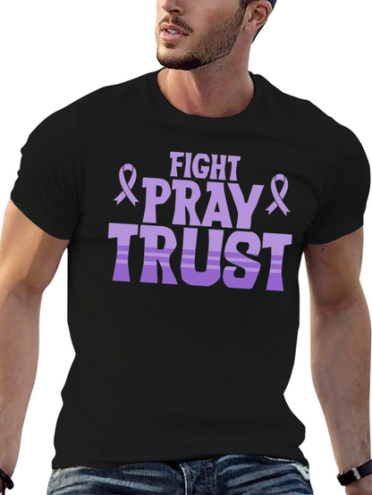 Fight Pray Trust T-Shirt: Faith & Strength
