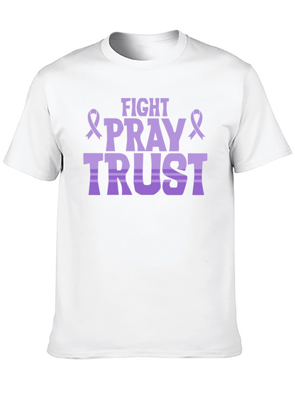 Fight Pray Trust T-Shirt: Faith & Strength