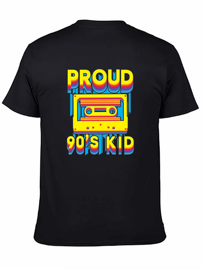 Proud 90s Kid Cassette Tape Graphic T-Shirt