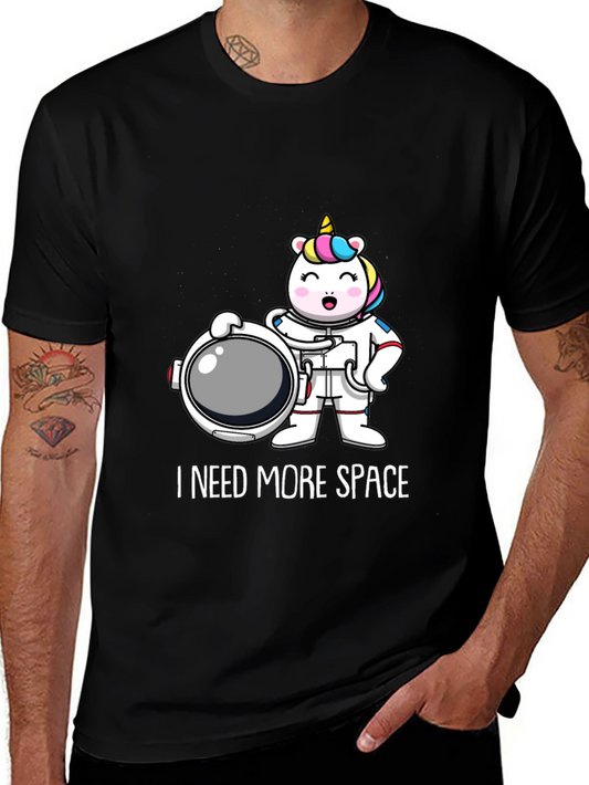 Unicorn Astronaut T-Shirt - I Need More Space