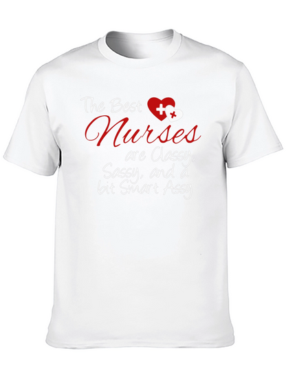 Classy Nurse Graphic Tee - Sassy Smart & Funny!