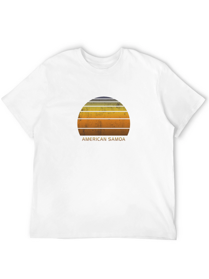 American Samoa Sunset Graphic T-Shirt