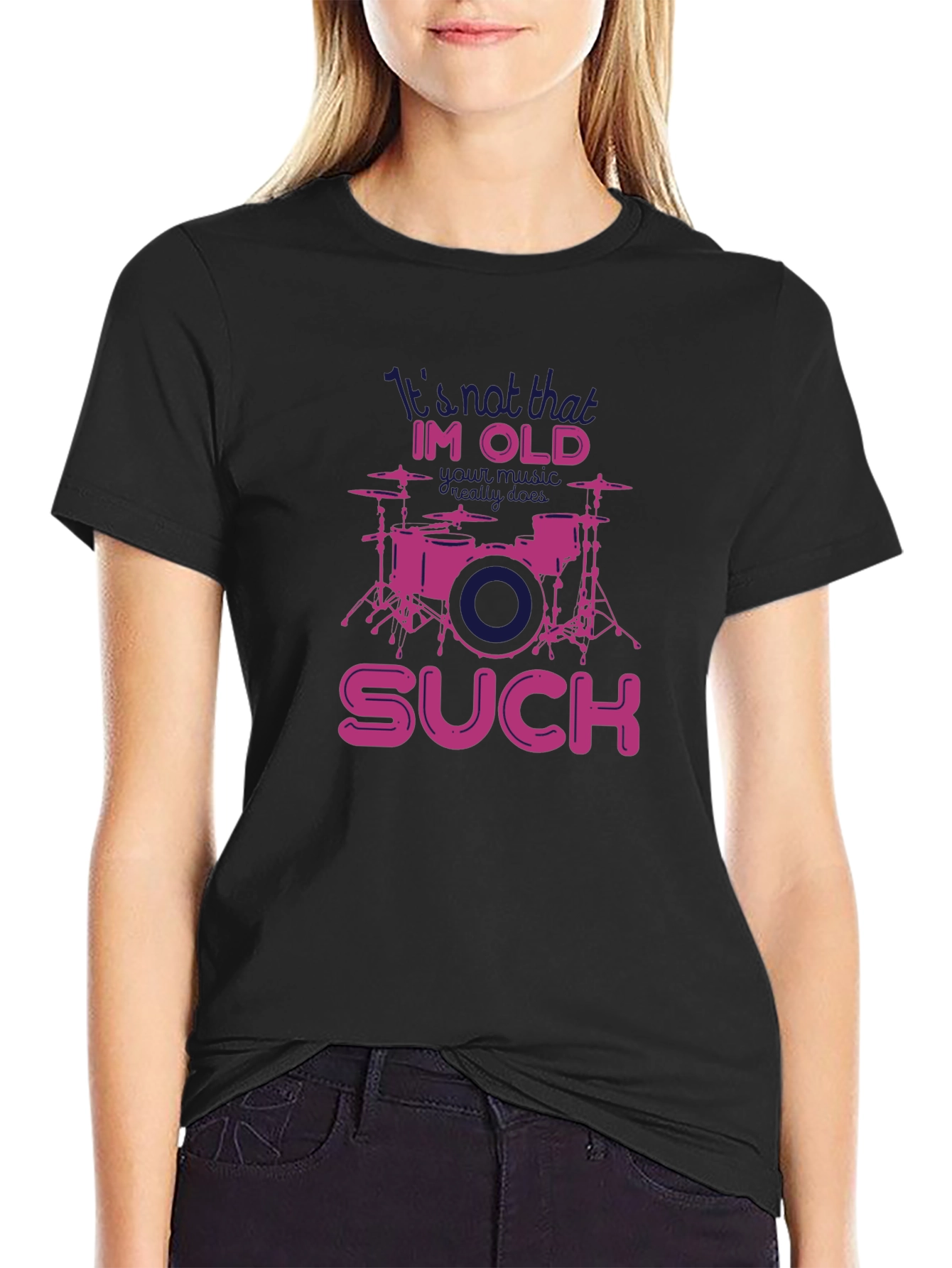 Funny Drummer Old Age T-Shirt
