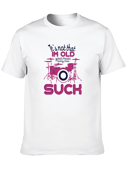 Funny Drummer Old Age T-Shirt