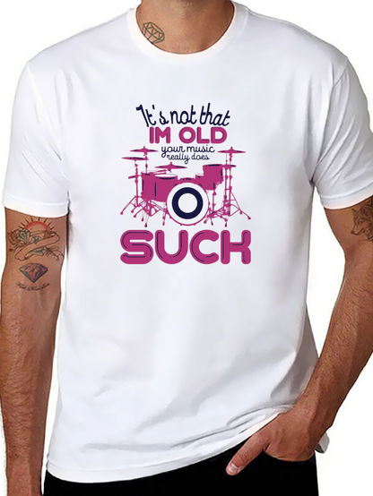 Funny Drummer Old Age T-Shirt