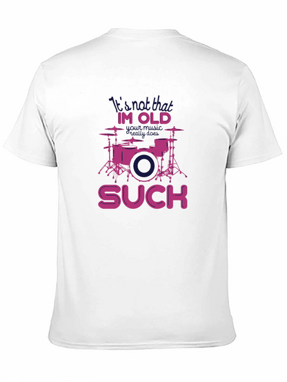 Funny Drummer Old Age T-Shirt