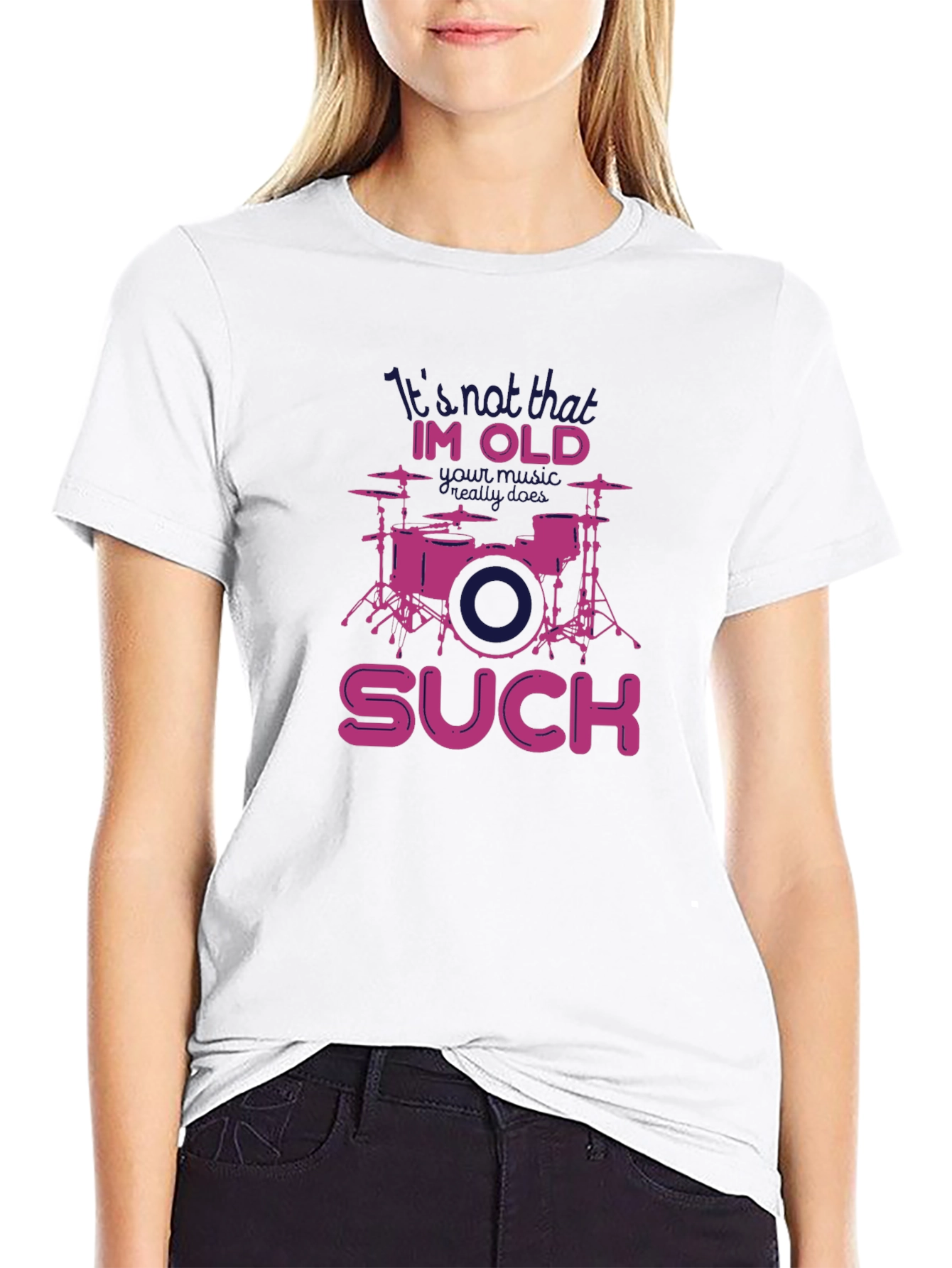 Funny Drummer Old Age T-Shirt