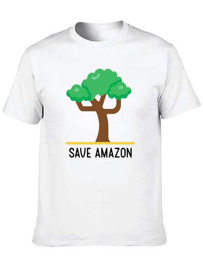 Save Amazon Graphic T-Shirt - Black