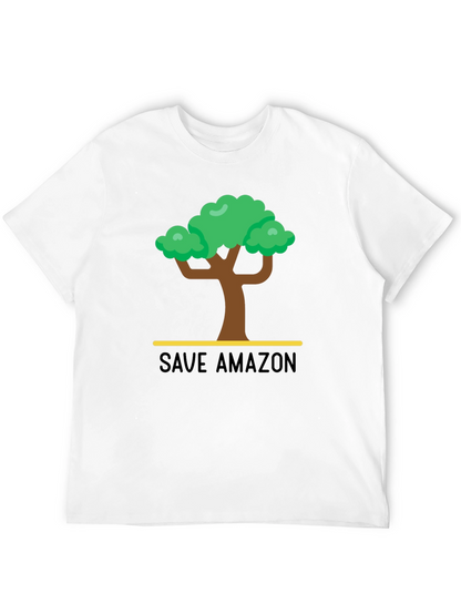 Save Amazon Graphic T-Shirt - Black