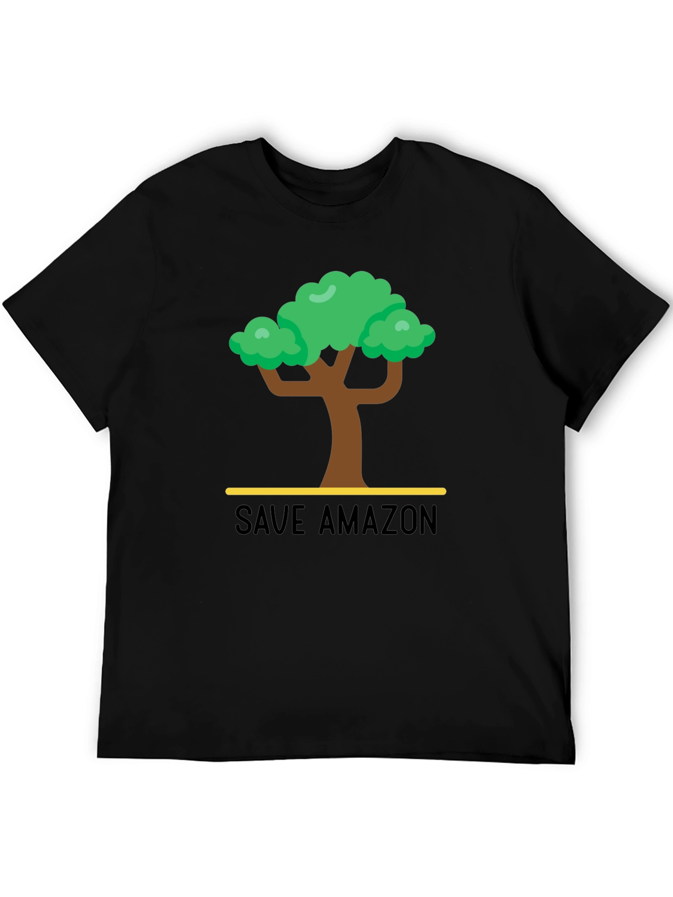 Save Amazon Graphic T-Shirt - Black