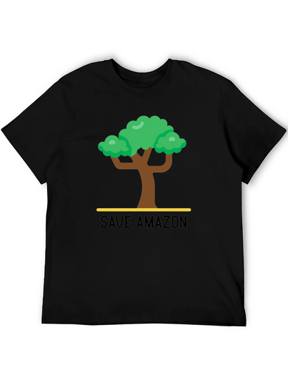 Save Amazon Graphic T-Shirt - Black