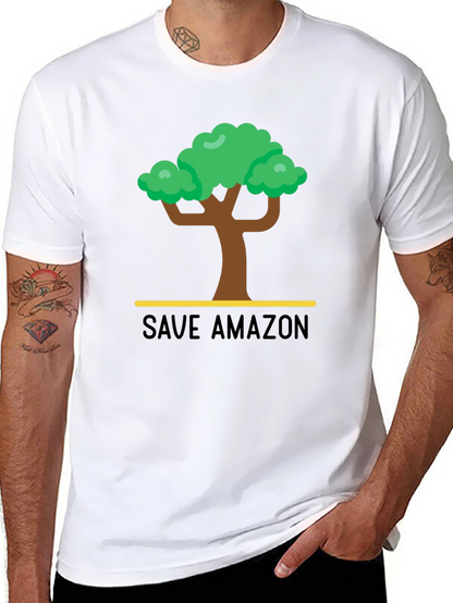 Save Amazon Graphic T-Shirt - Black