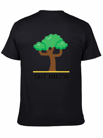Save Amazon Graphic T-Shirt - Black