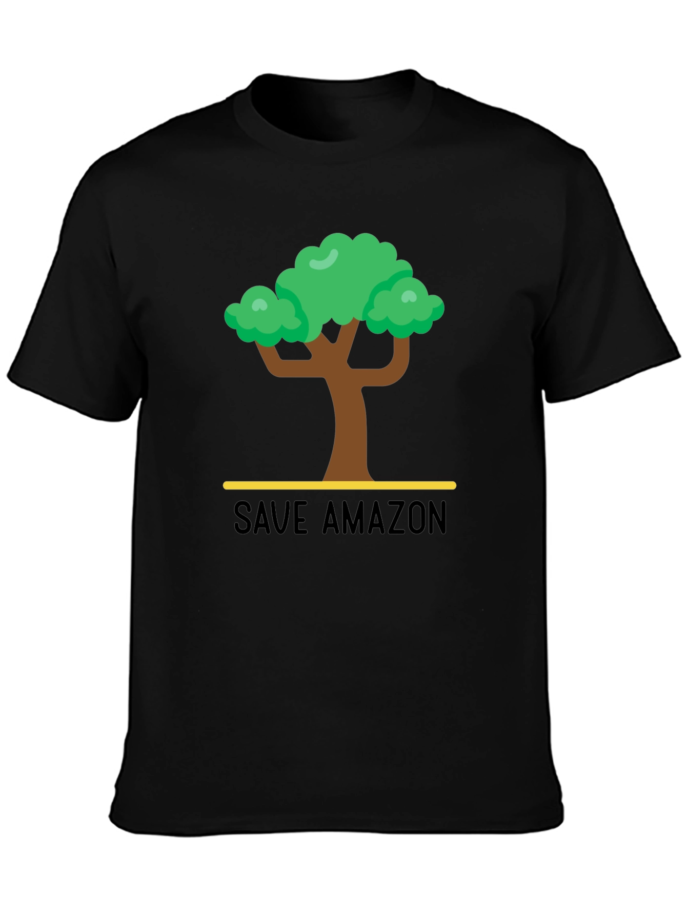 Save Amazon Graphic T-Shirt - Black