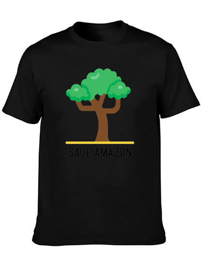 Save Amazon Graphic T-Shirt - Black