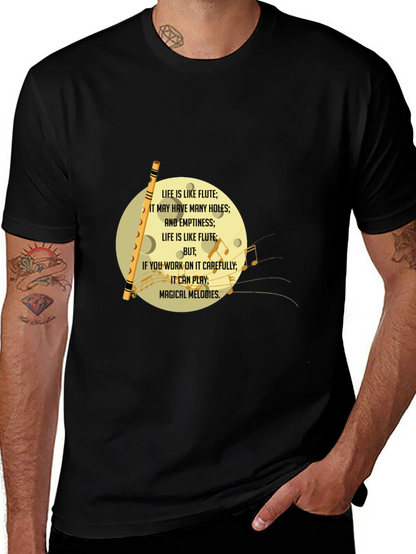 Life is Like Flute T-Shirt