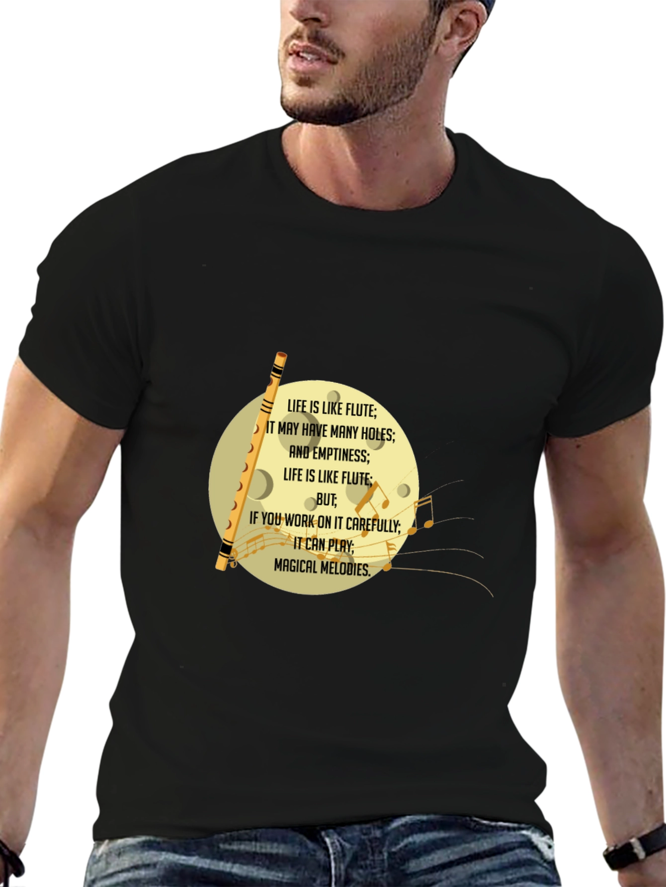 Life is Like Flute T-Shirt