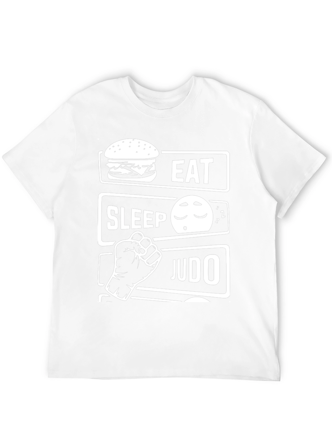 Eat Sleep Judo Black T-Shirt