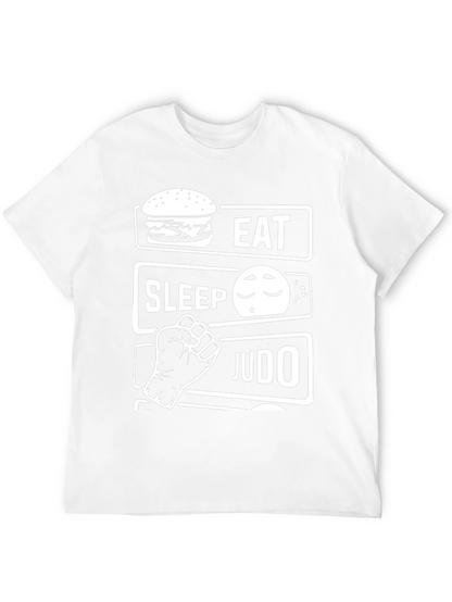 Eat Sleep Judo Black T-Shirt