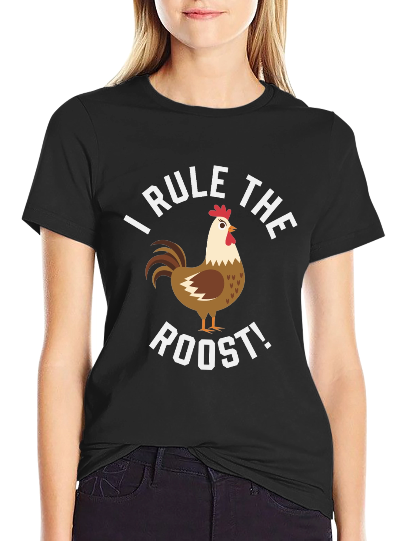 I Rule the Roost Chicken Graphic Tee