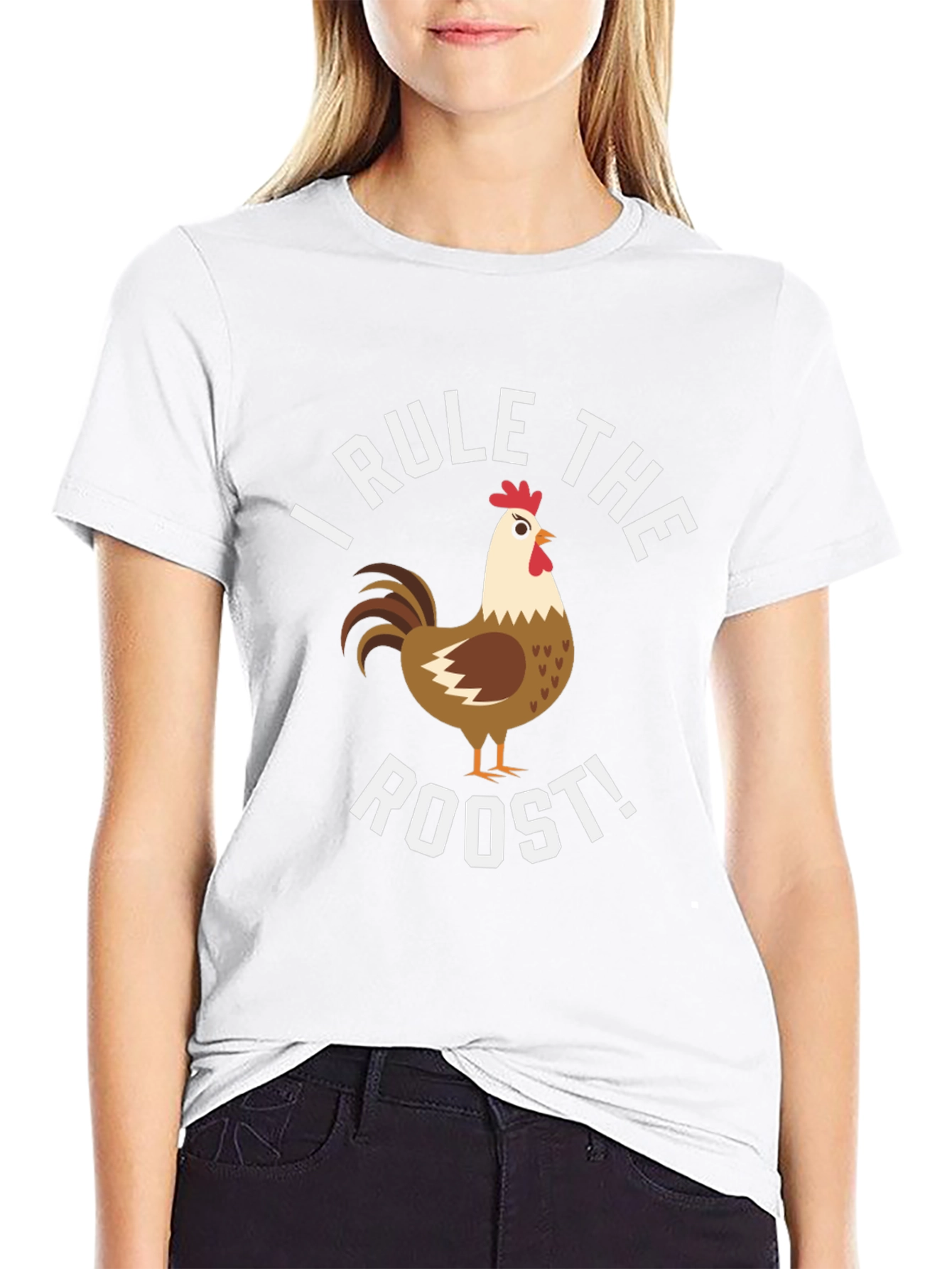 I Rule the Roost Chicken Graphic Tee