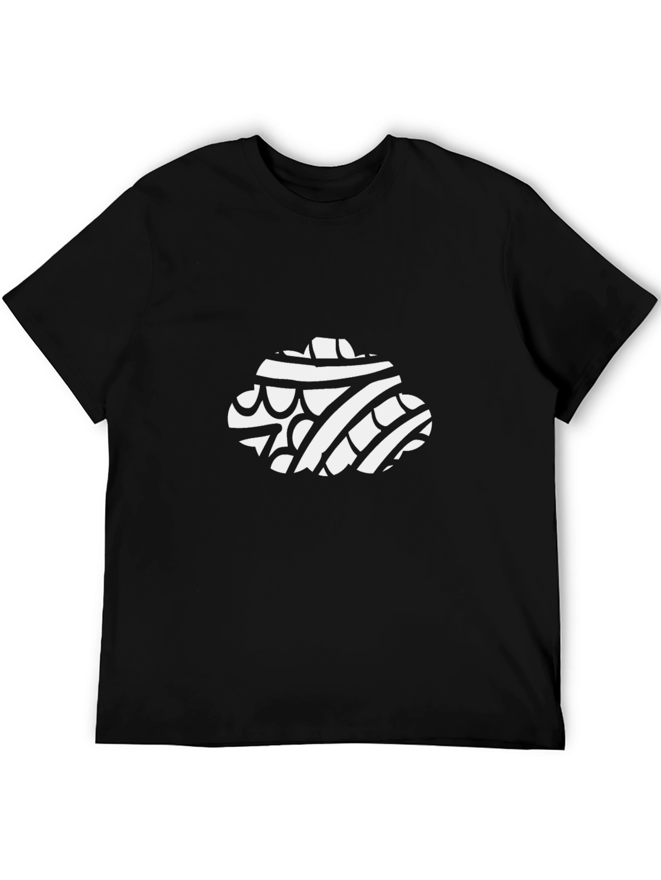 Tribal Cloud Graphic Black T-Shirt