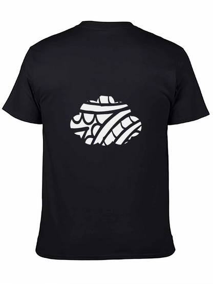 Tribal Cloud Graphic Black T-Shirt