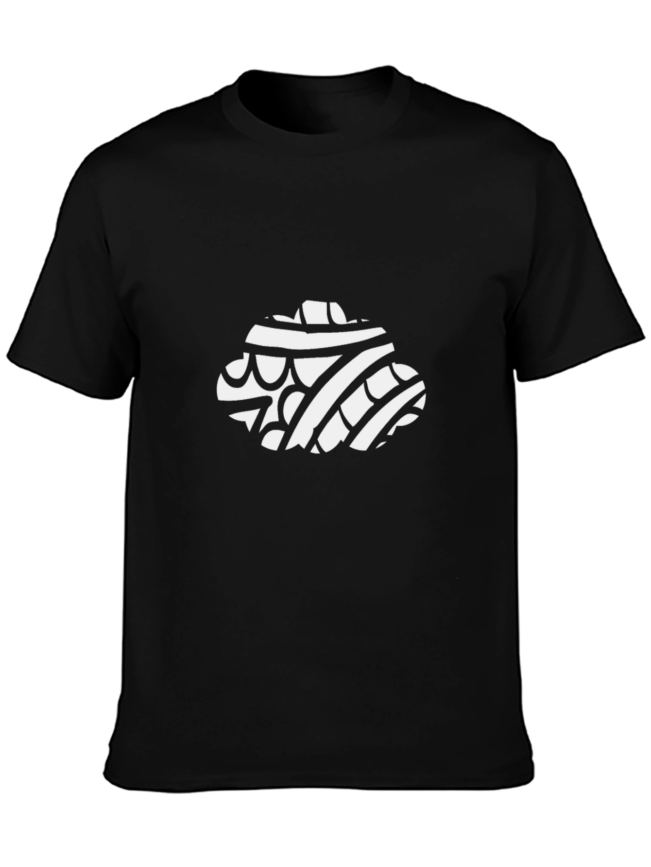 Tribal Cloud Graphic Black T-Shirt