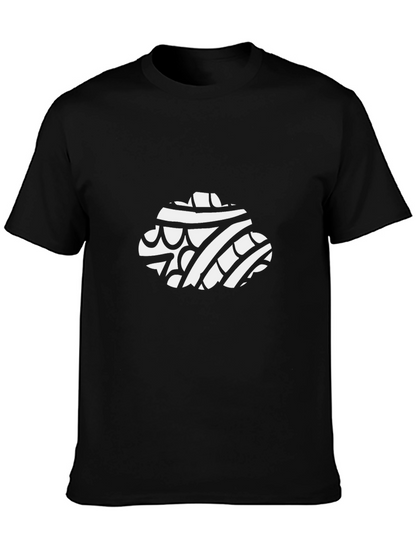 Tribal Cloud Graphic Black T-Shirt