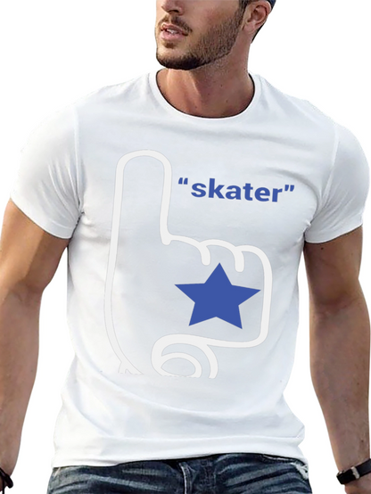 Skater T-Shirt - Fan Finger with Star