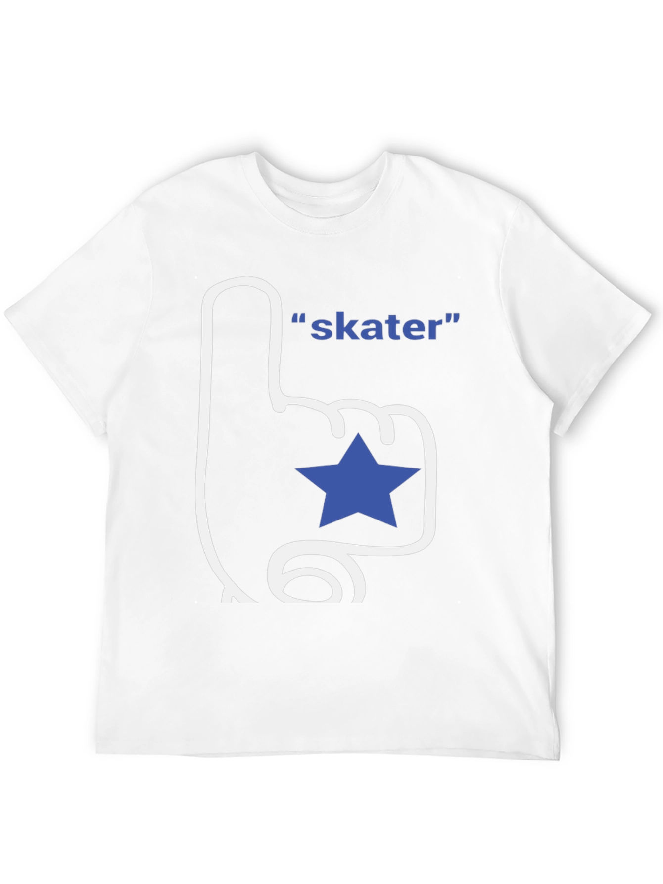 Skater T-Shirt - Fan Finger with Star