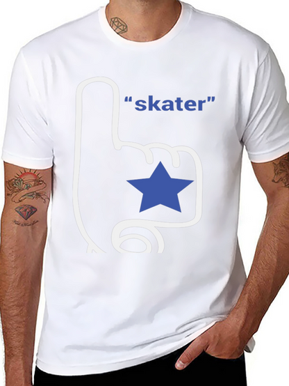 Skater T-Shirt - Fan Finger with Star