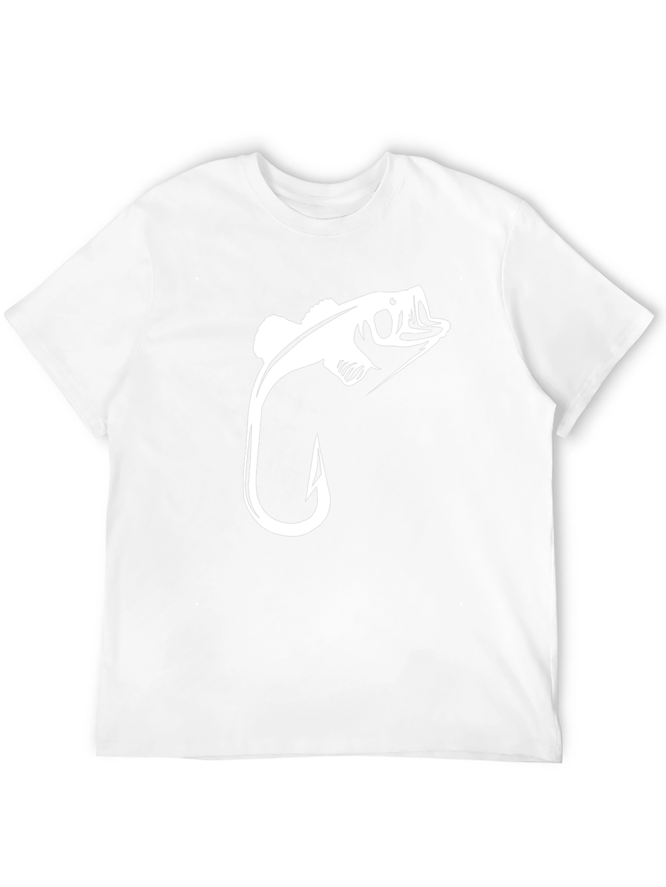 Fishing Hook Bass Graphic Tee