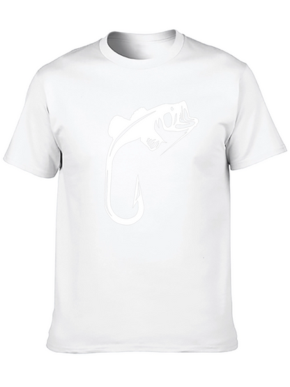 Fishing Hook Bass Graphic Tee