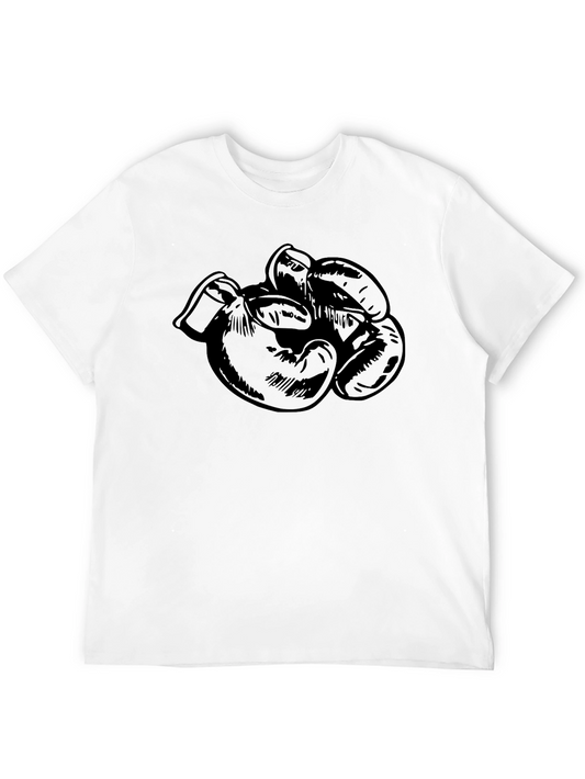Boxing Gloves Graphic Tee - Classic Style