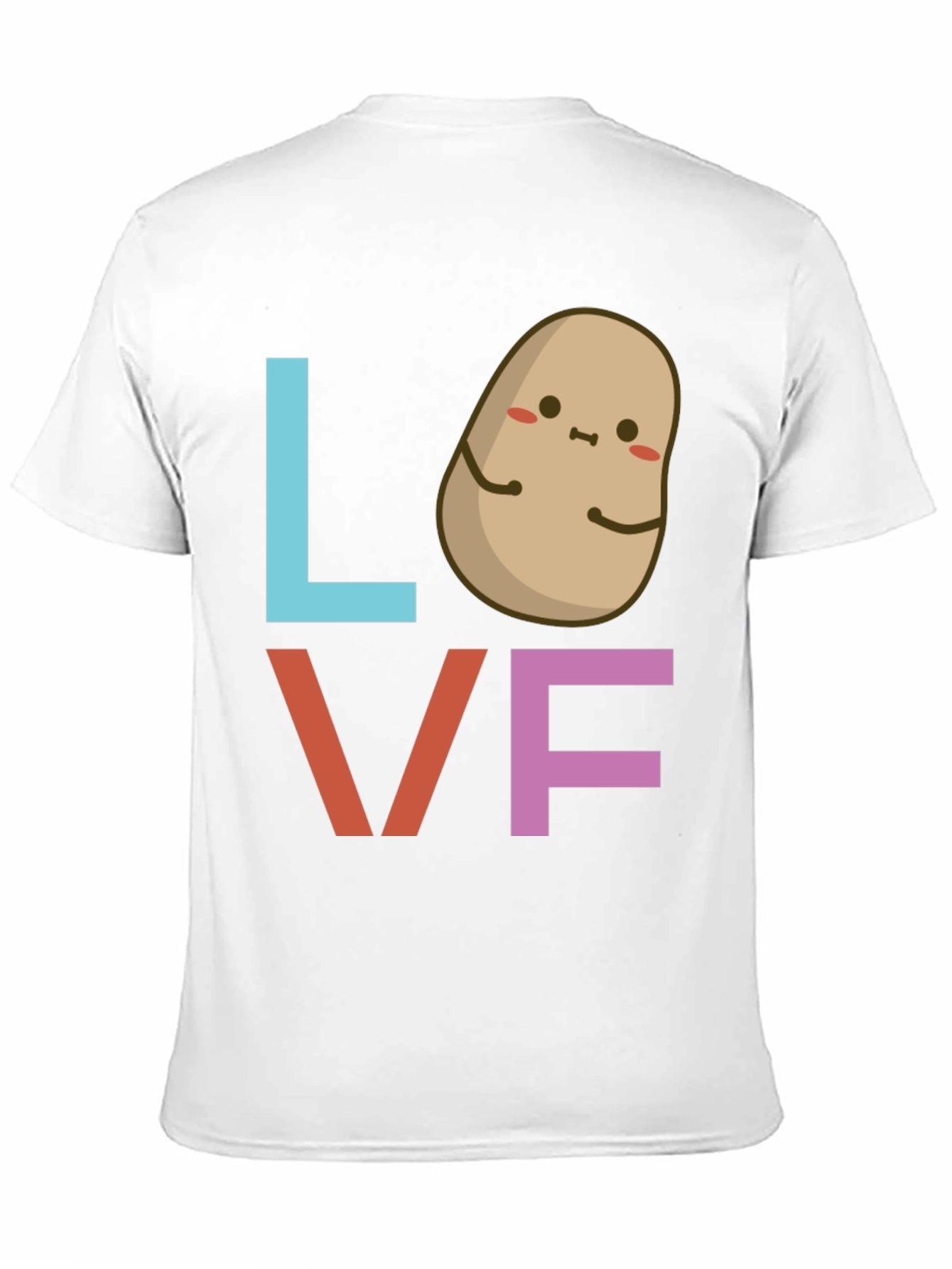 I Love Potatoes Graphic Tee - Cute Foodie Shirt
