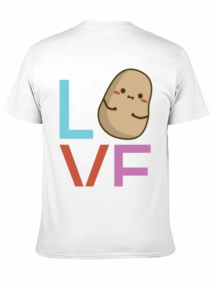 I Love Potatoes Graphic Tee - Cute Foodie Shirt