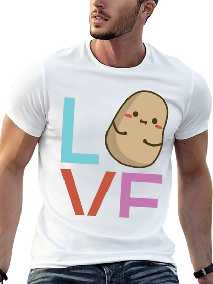 I Love Potatoes Graphic Tee - Cute Foodie Shirt