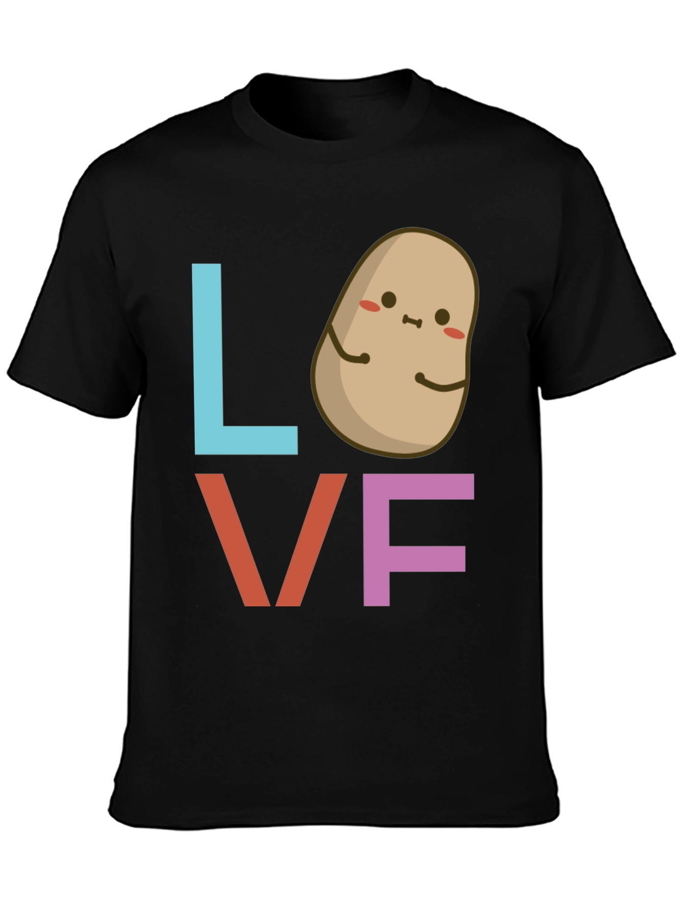 I Love Potatoes Graphic Tee - Cute Foodie Shirt
