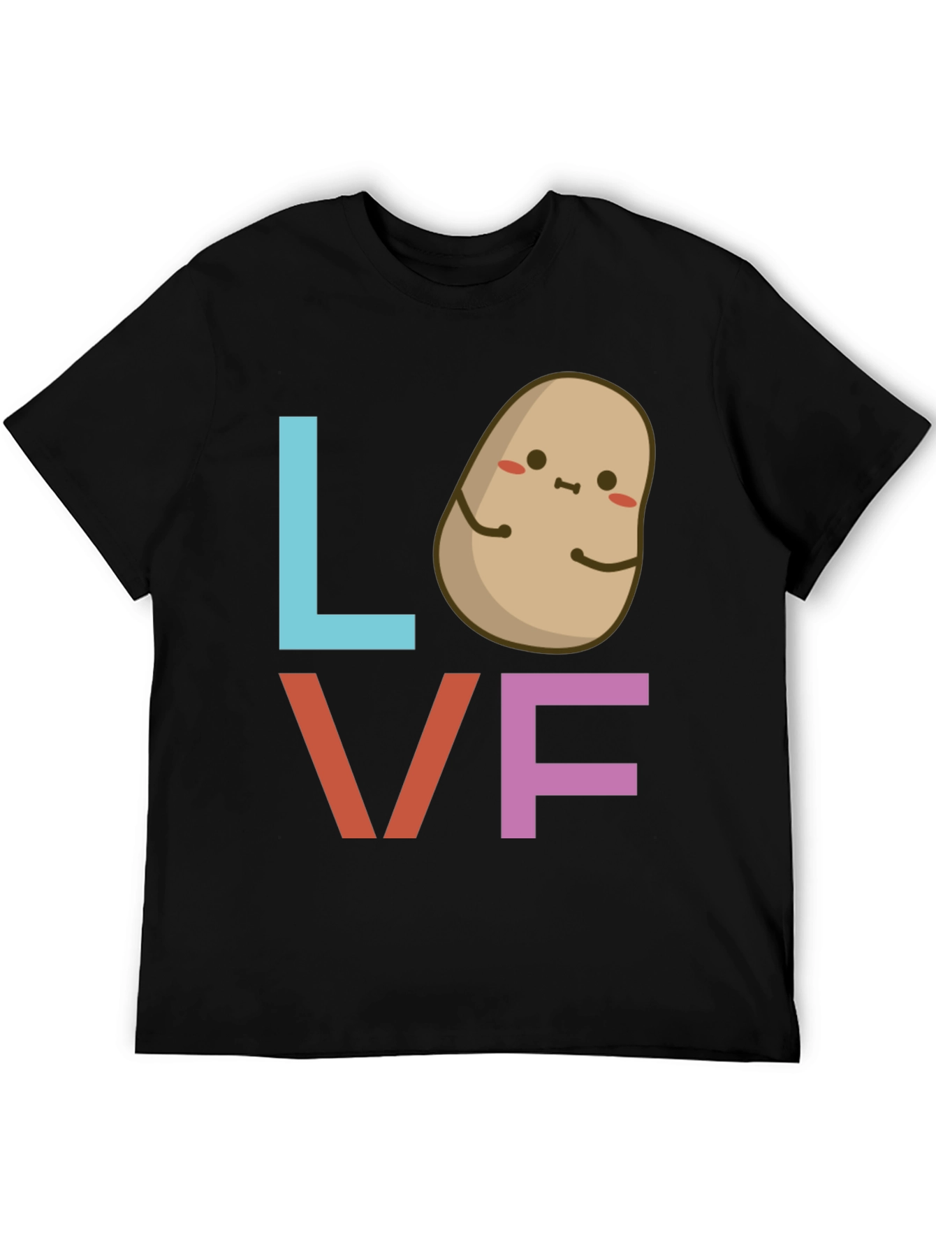 I Love Potatoes Graphic Tee - Cute Foodie Shirt