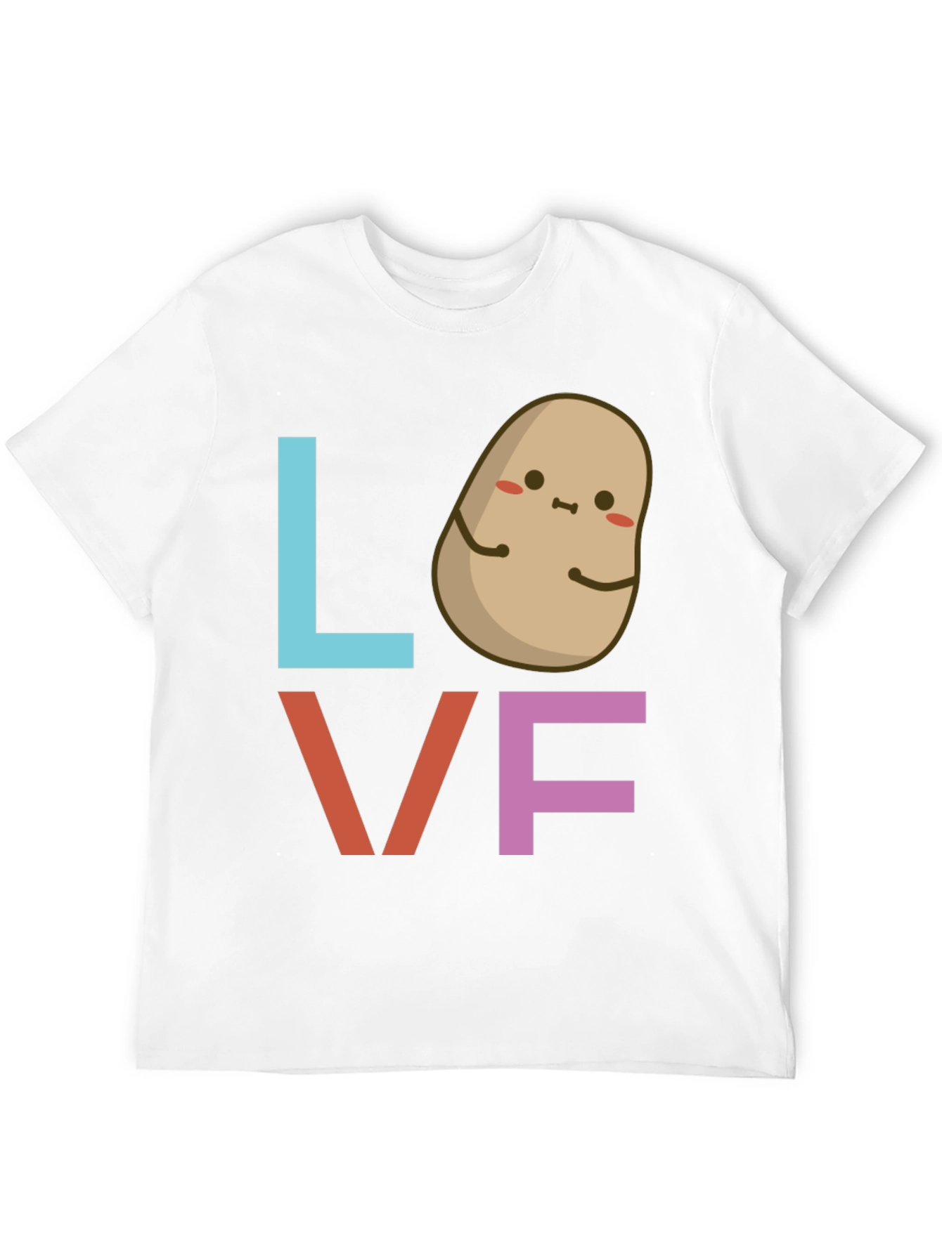 I Love Potatoes Graphic Tee - Cute Foodie Shirt