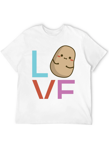 I Love Potatoes Graphic Tee - Cute Foodie Shirt